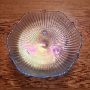 Fenton Iridescent Candy Dish